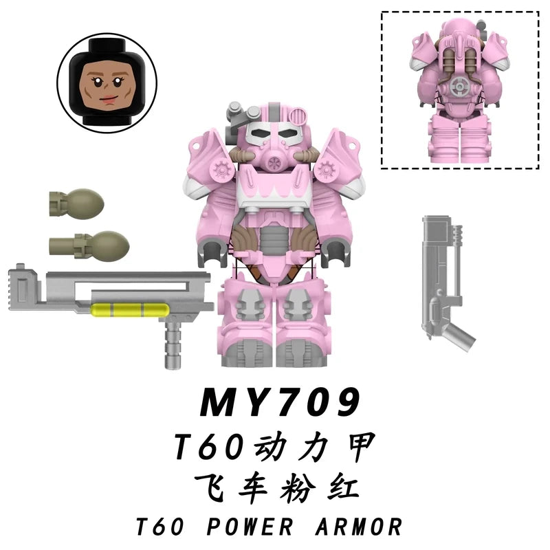 T-60 Power Armor minifigures MY709 Movies and TV figure