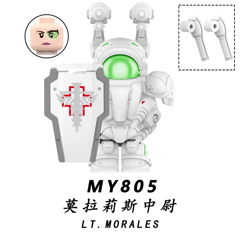 Lt. Morales minifigures MY805 Games figure