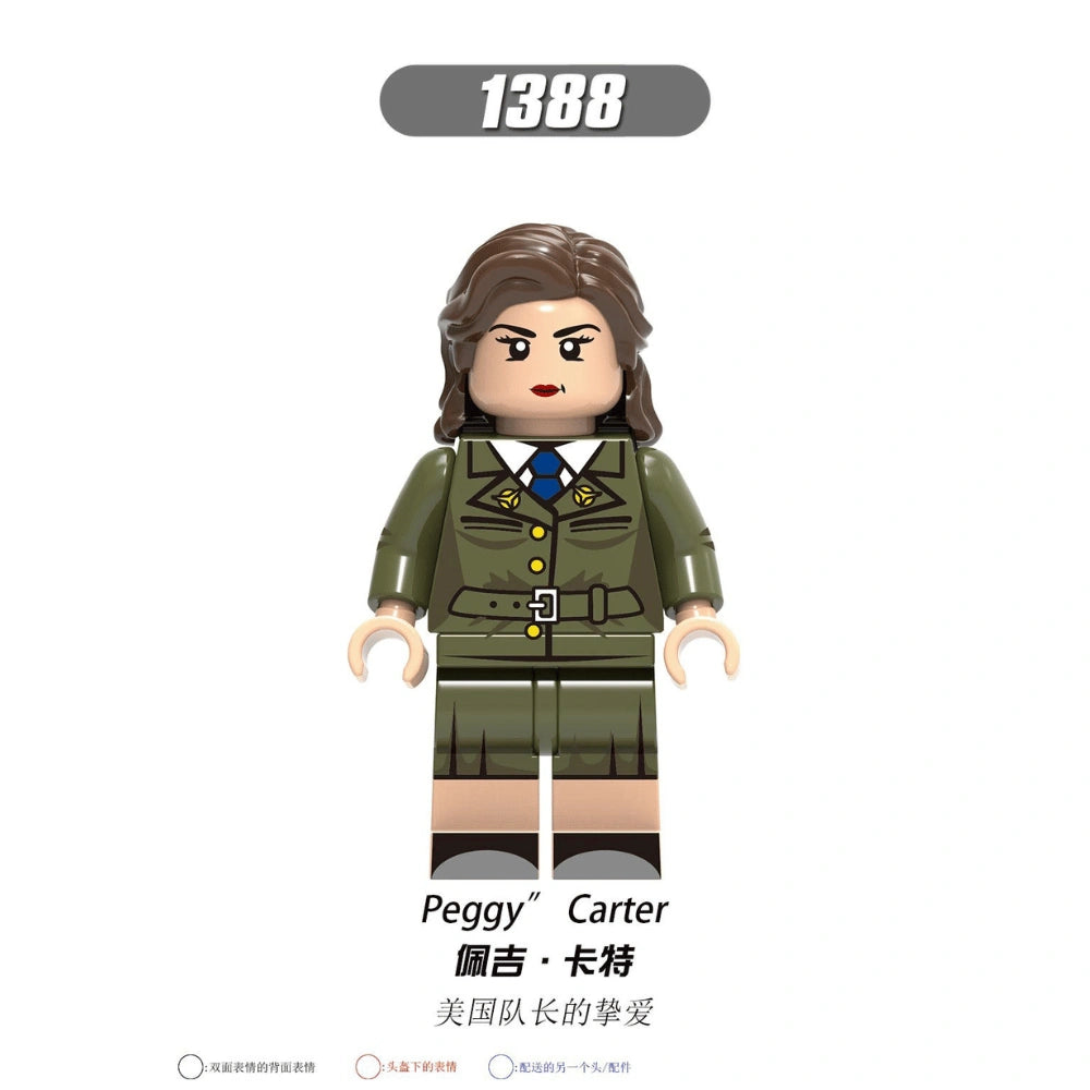Agent Carter Minifigures XH1388 Compatible With Lego