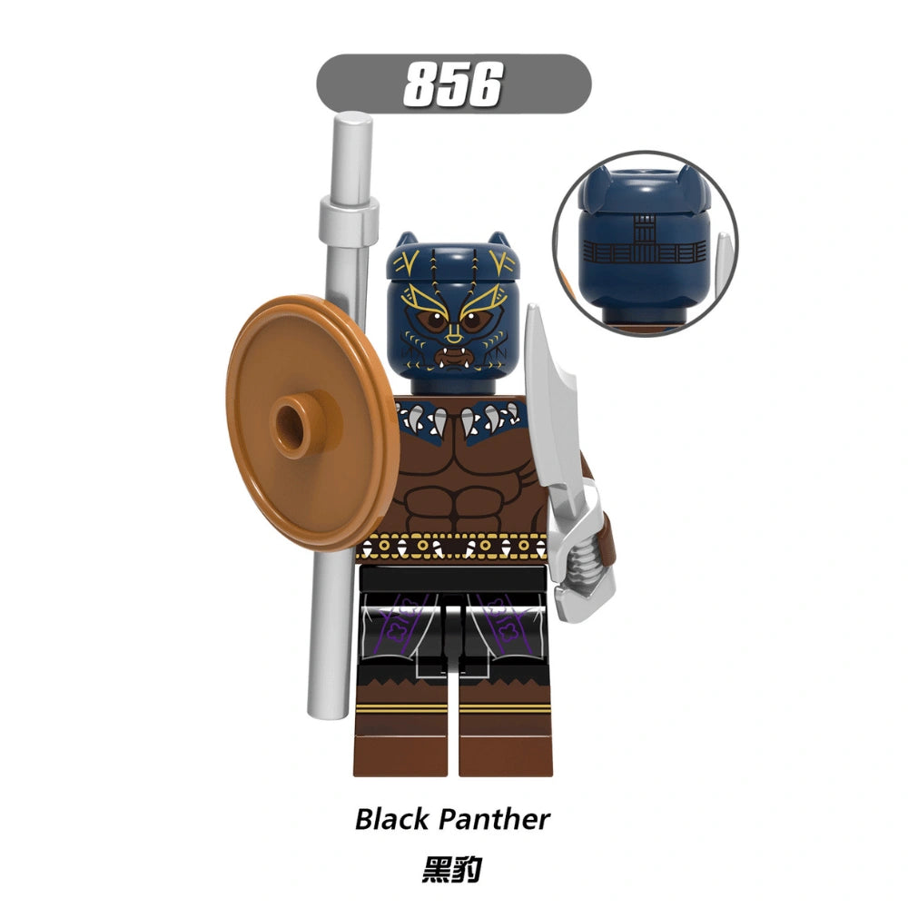 Black Panther Minifigures XH856 Compatible With Lego