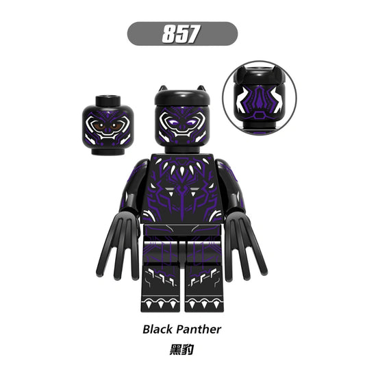 Black Panther Minifigures XH857 Compatible With Lego