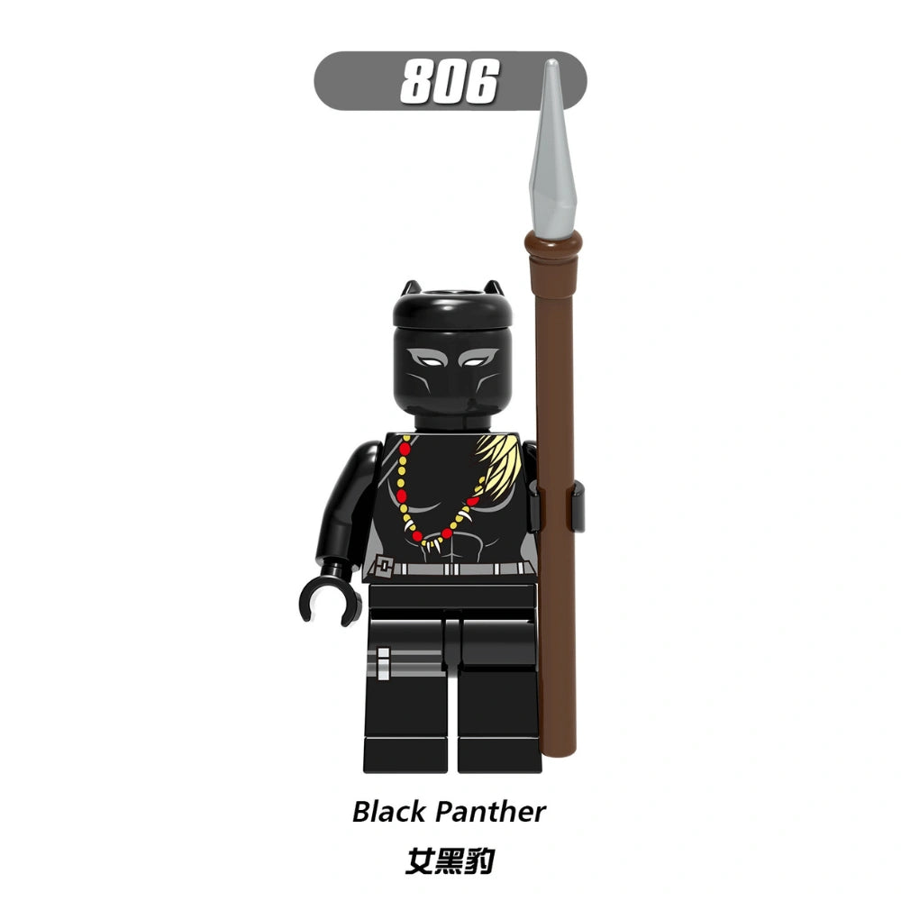 Black Panther Minifigures XH806 Compatible With Lego
