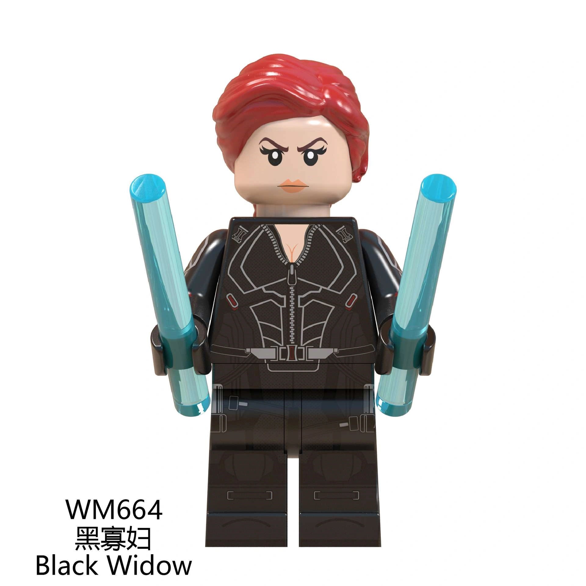 Black Widow Minifigures WM664 Compatible With Lego