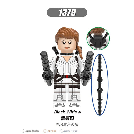 Black Widow Minifigures XH1379 Compatible With Lego