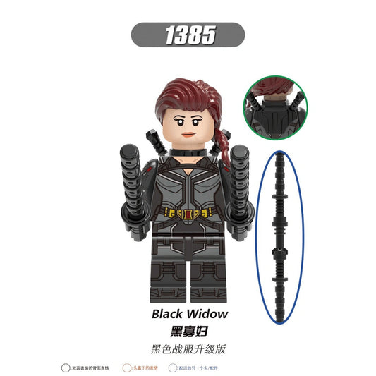 Black Widow Minifigures XH1385 Compatible With Lego