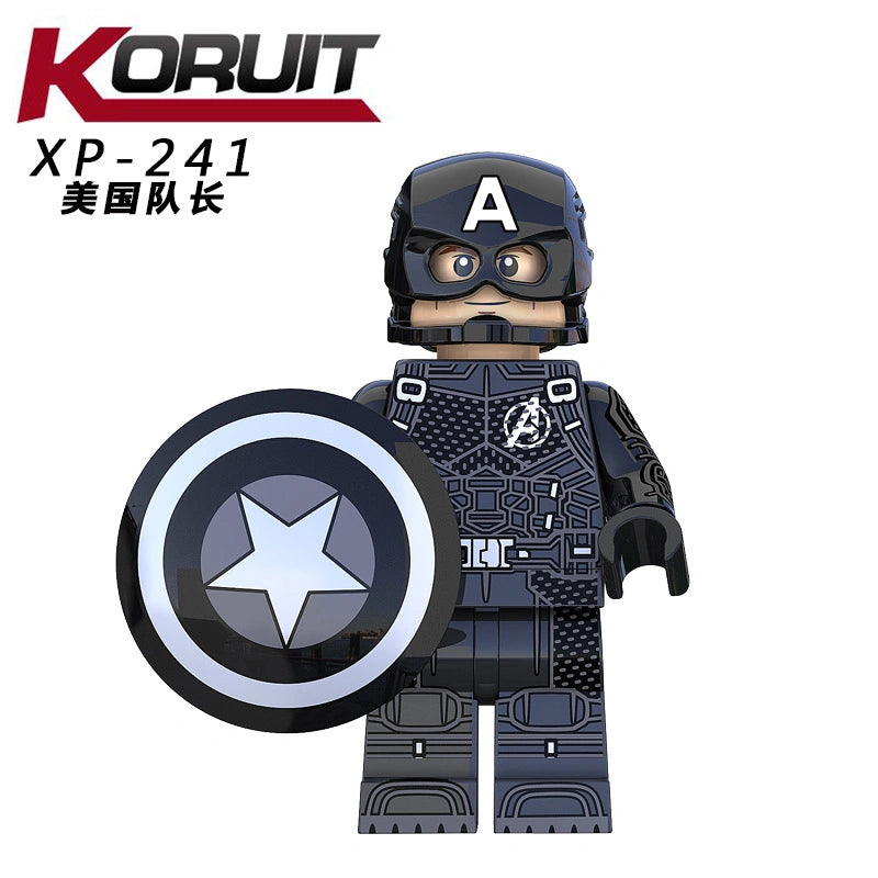 Captain America Minifigures XP-241 Compatible With Lego