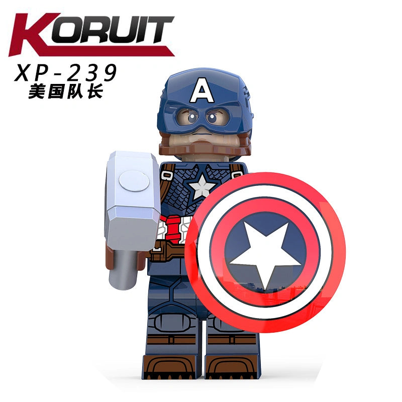 Captain America Minifigures XP-239 Compatible With Lego