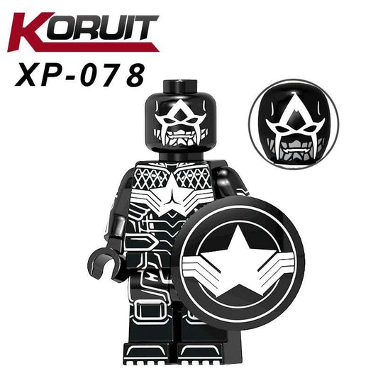 Captain America (Venomverse) Minifigures XP-078 Compatible With Lego