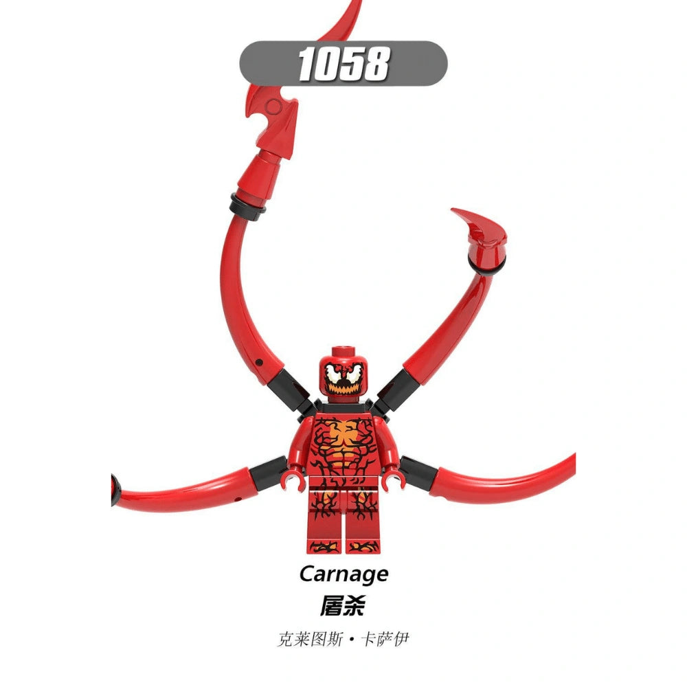 Carnage Minifigures XH1058 Compatible With Lego