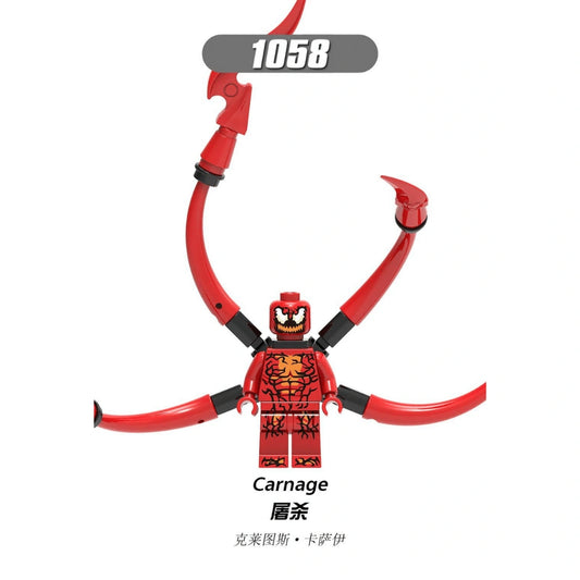 Carnage Minifigures XH1058 Compatible With Lego