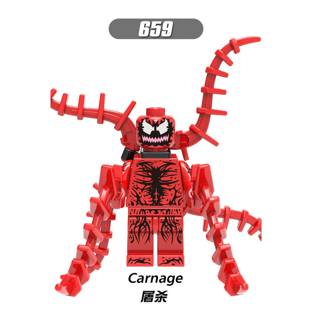 Carnage Minifigures XH659 Compatible With Lego