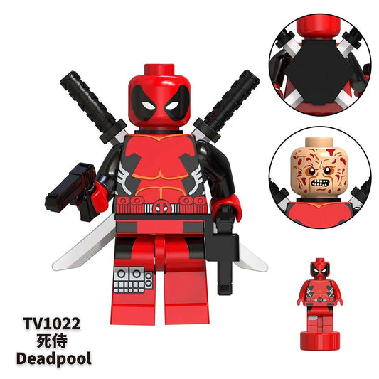 Deadpool Minifigures TV-1022 Compatible With Lego