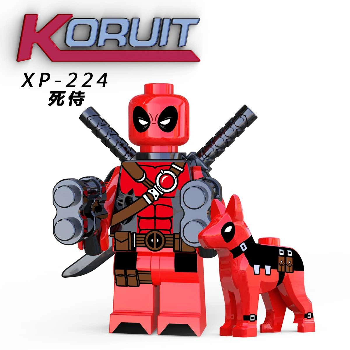 Deadpool Minifigures XP-224 Compatible With Lego