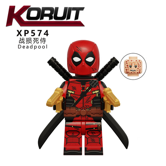 Deadpool Minifigures XP574 Compatible With Lego
