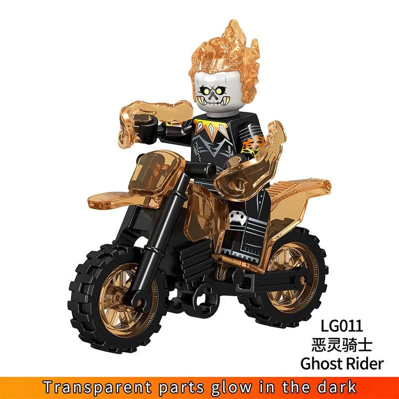 Ghost Rider Minifigures LG011 Compatible With Lego