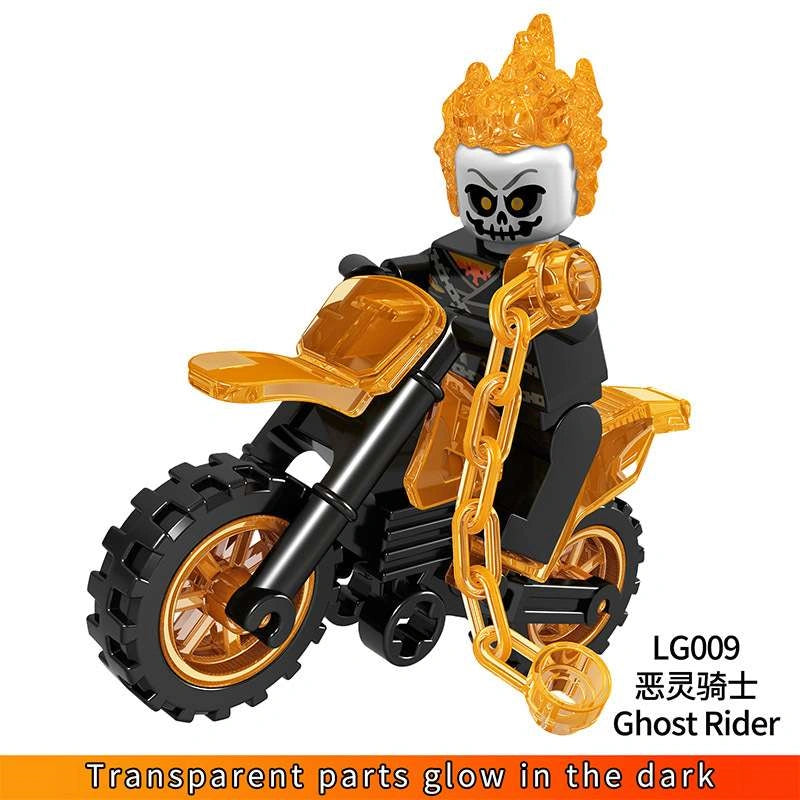 Ghost Rider Minifigures LG009 Compatible With Lego
