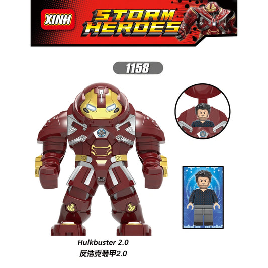 Hulkbuster (BigFig) (Infinity War) Minifigures XH1158 Compatible With Lego