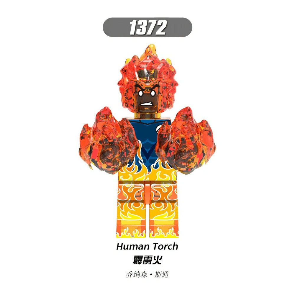 Human Torch Minifigures XH1372 Compatible With Lego