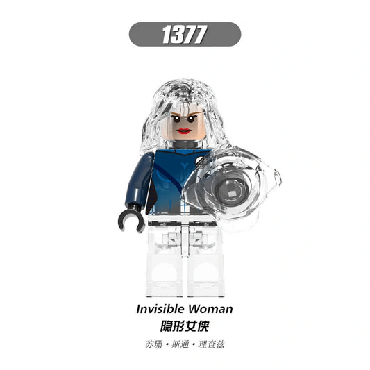 Invisible Woman Minifigures XH1377 Compatible With Lego