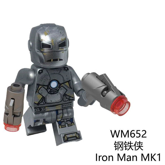 Iron Man Mk 1 Minifigures WM652 Compatible With Lego