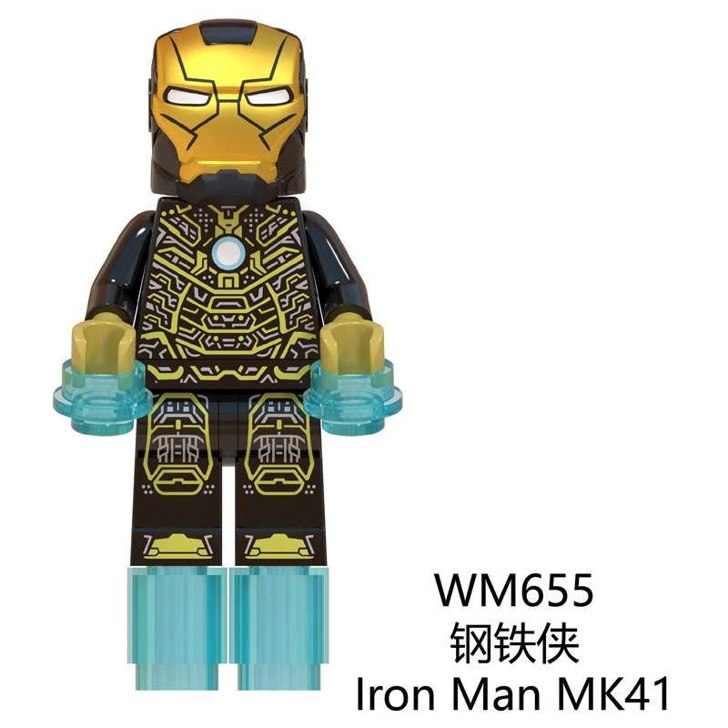 Iron Man Mk 41 Minifigures WM655 Compatible With Lego