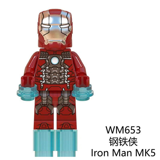 Iron Man Mk 5 Minifigures WM653 Compatible With Lego