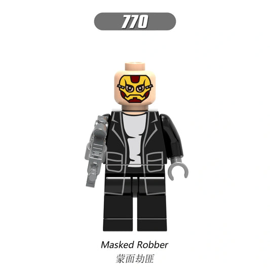 Masked Robber Minifigures XH770 Compatible With Lego