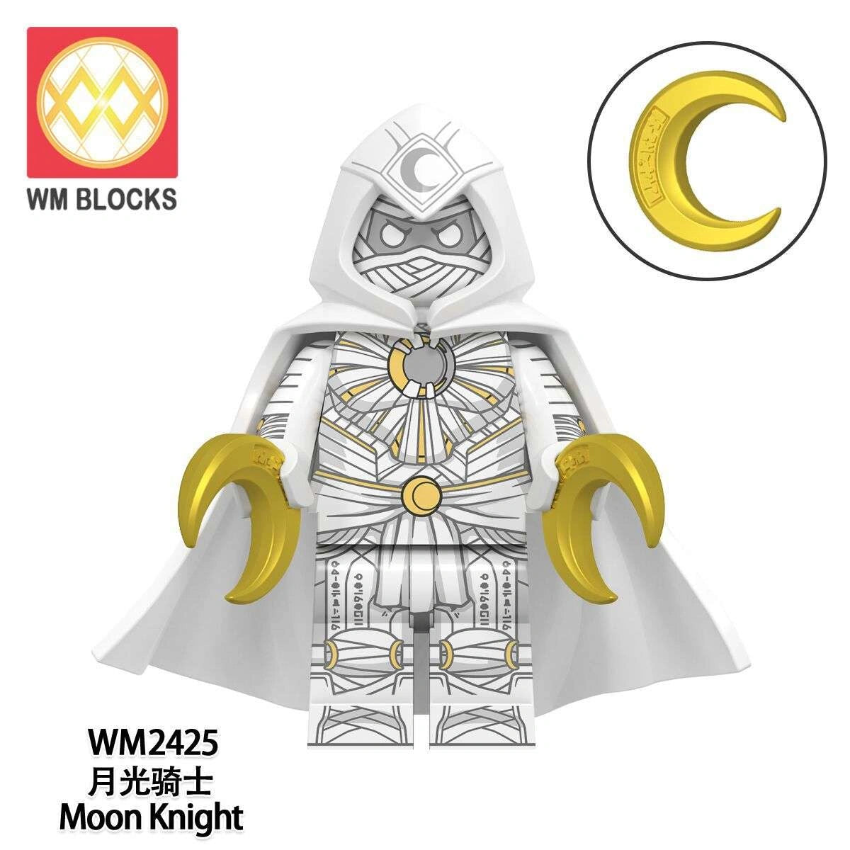 Moon Knight Minifigures WM2425 Compatible With Lego
