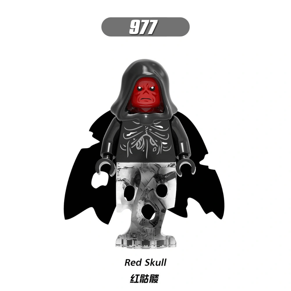 Red Skull Minifigures XH977 Compatible With Lego