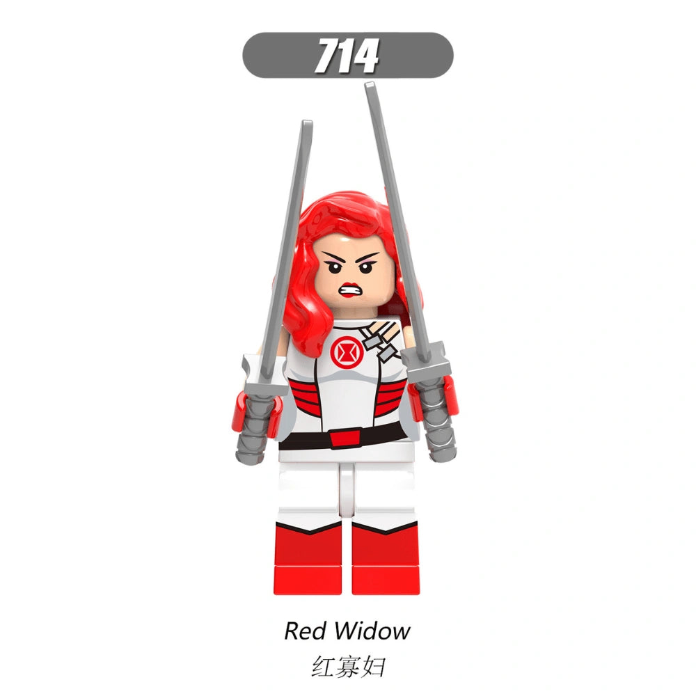Red Widow Minifigures XH714 Compatible With Lego