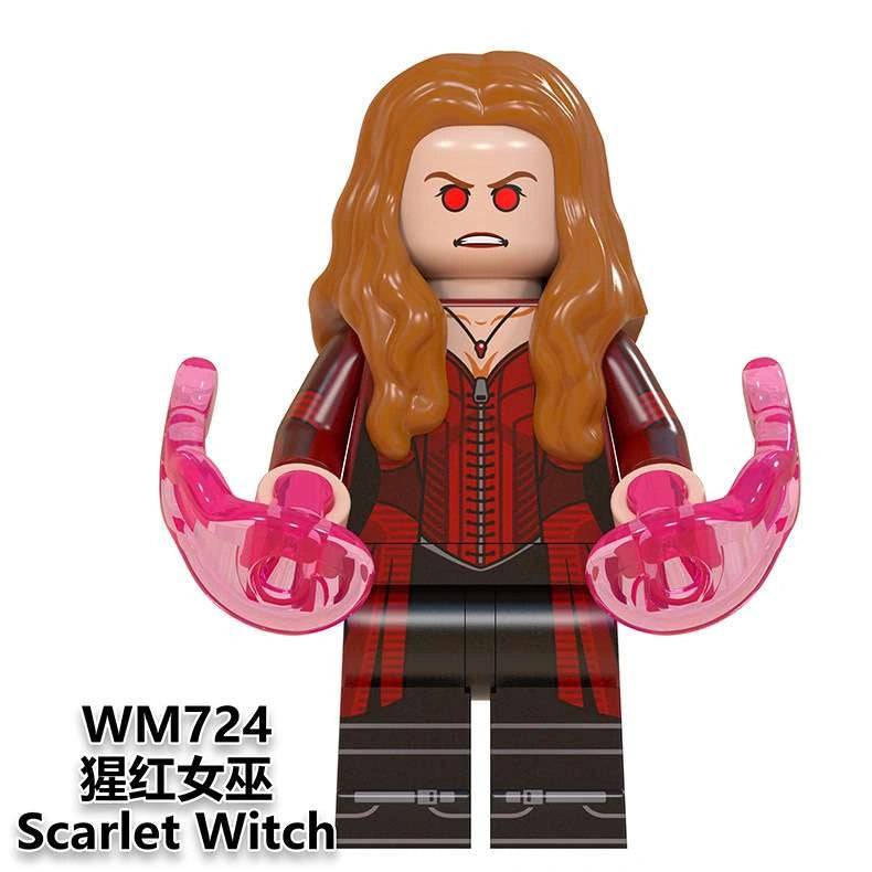 Scarlet Witch Minifigures WM724 Compatible With Lego