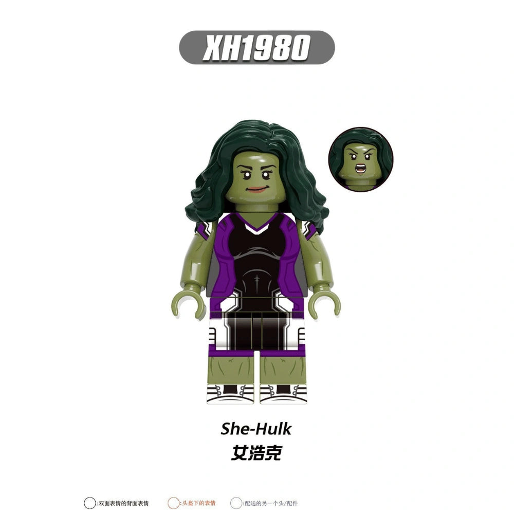 She-Hulk Minifigures XH1980 Compatible With Lego
