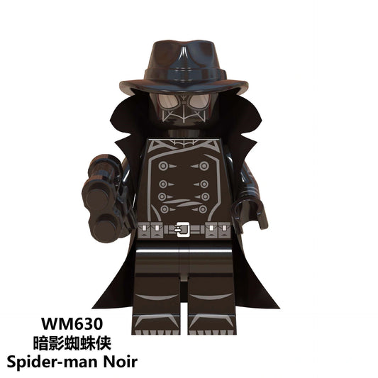 Spider-man Noir Minifigures WM630 Compatible With Lego