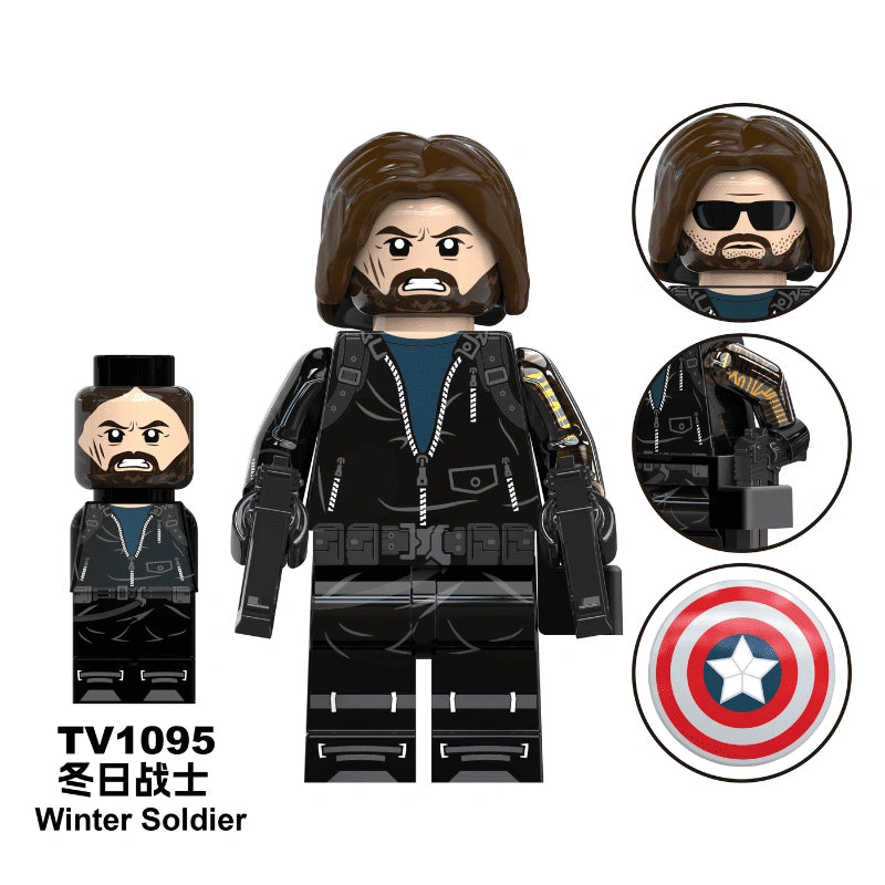 Winter Soldier Minifigures TV1095 Compatible With Lego
