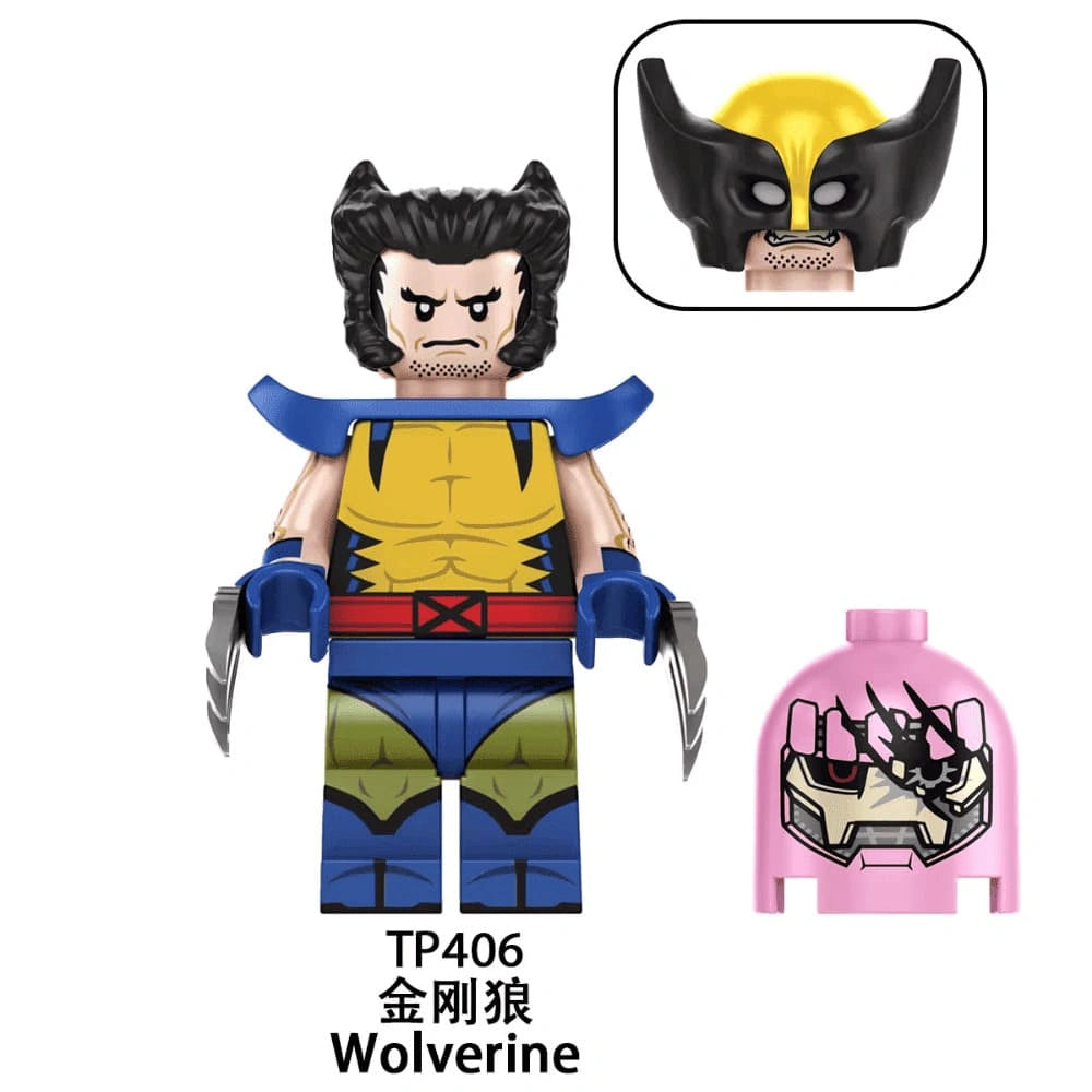 Wolverine Minifigures TP406 Compatible With Lego