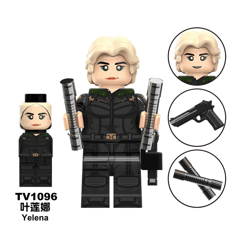 Yelena Belova Minifigures TV1096 Compatible With Lego