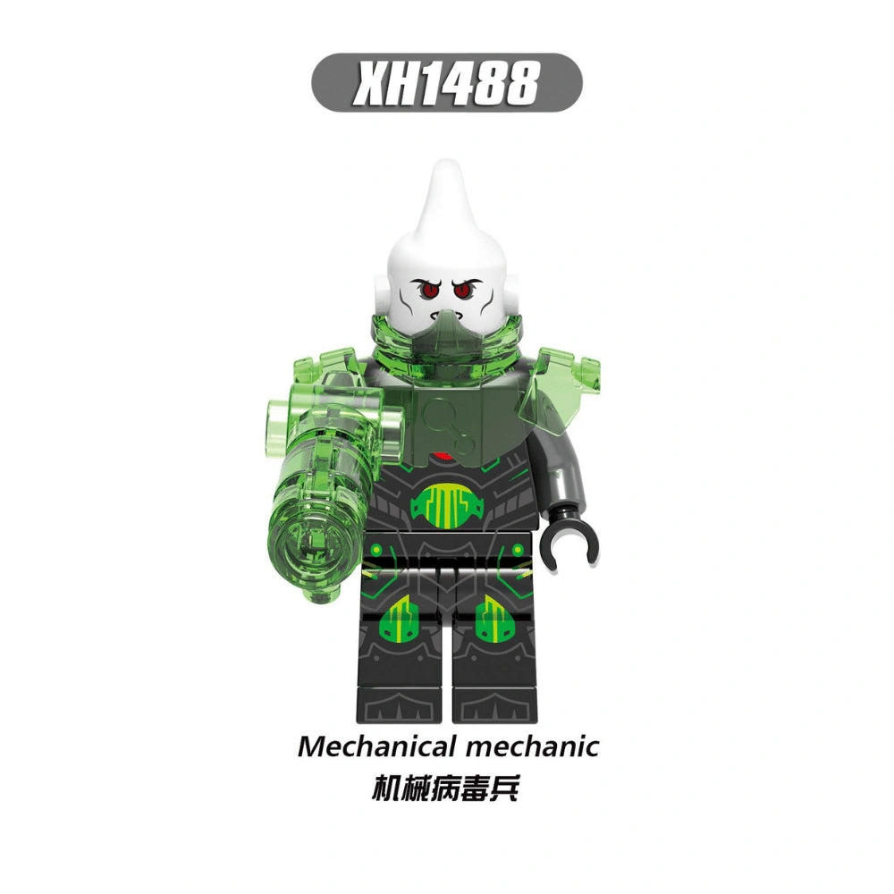 Mechanical Mechanic Minifigures XH1488 Compatible With Lego