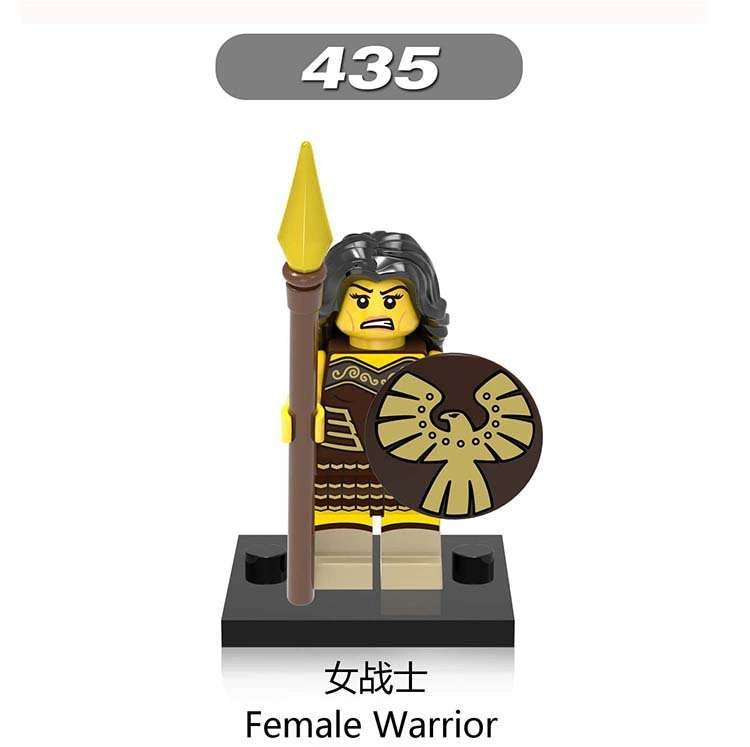 Female Warrior Minifigures XH435 Compatible With Lego