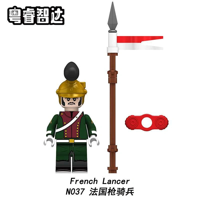 French Lancer Minifigures N037 Compatible With Lego