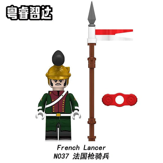 French Lancer Minifigures N037 Compatible With Lego