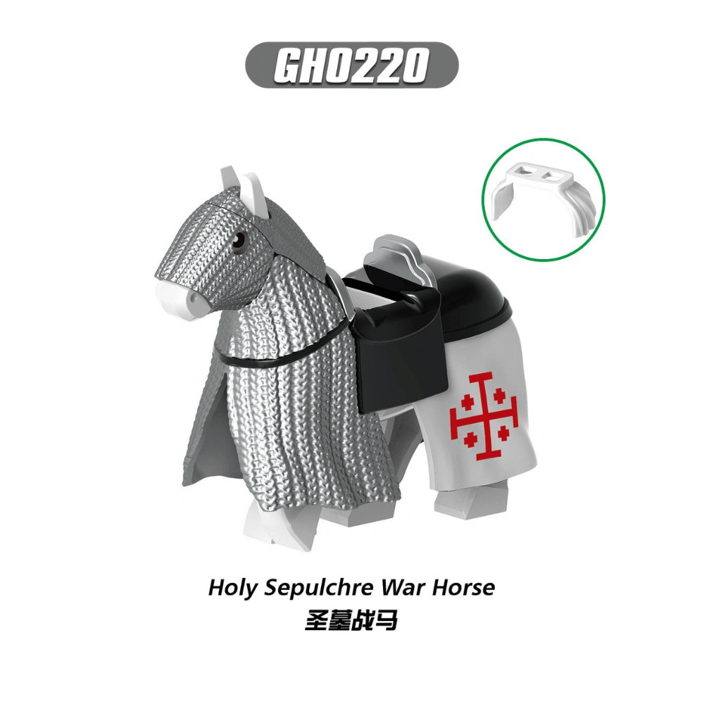 Holy Sepulchre War Horse Minifigures GH0220 Compatible With Lego