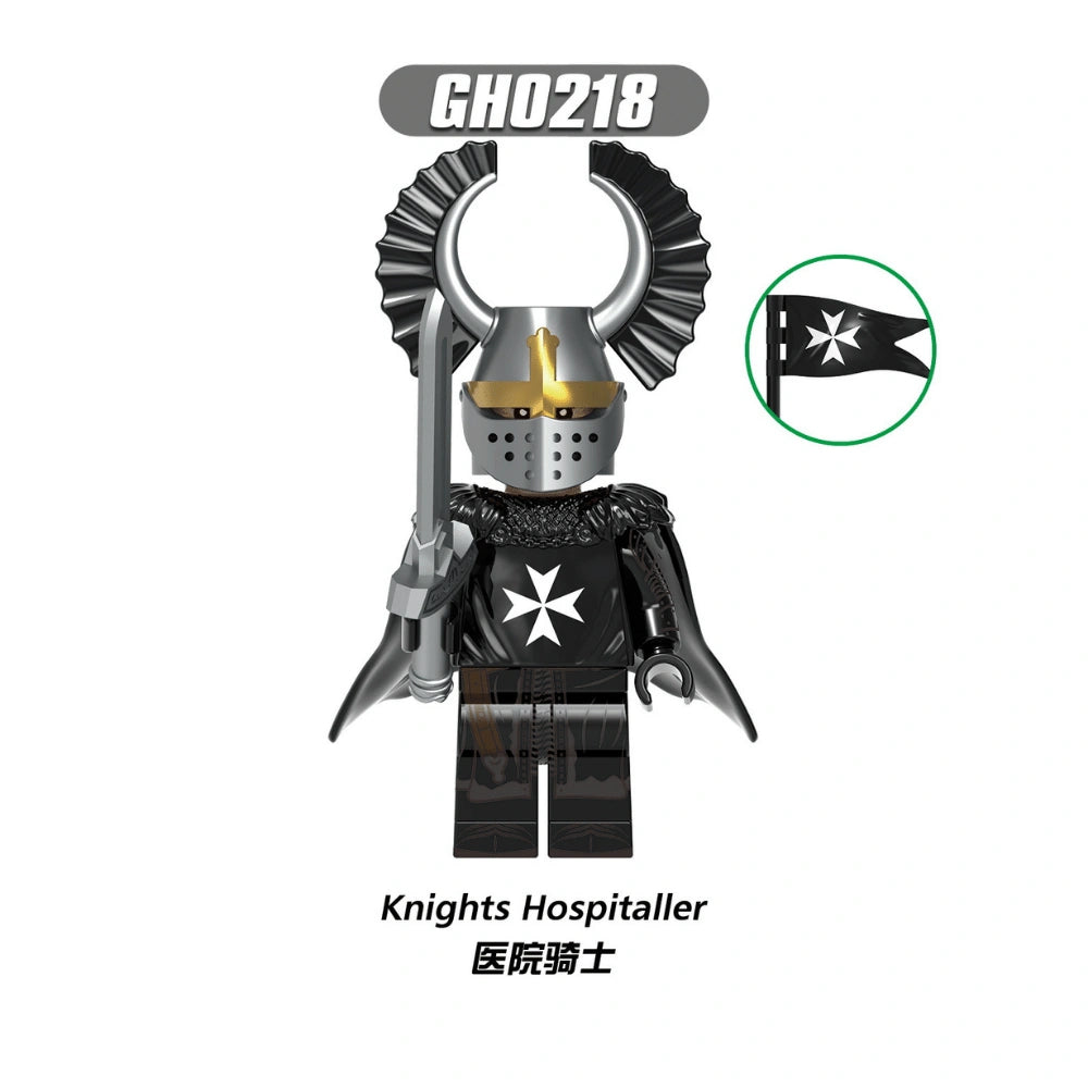 Knight Hospitaller Minifigures GH0218 Compatible With Lego
