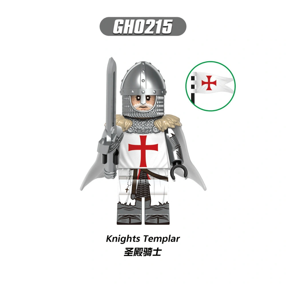 Knight Templar Minifigures GH0215 Compatible With Lego