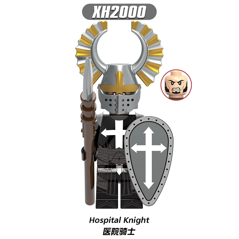 Knights Hospitaller Minifigures XH2000 Compatible With Lego