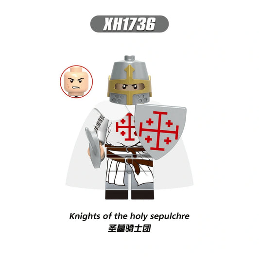 Knights of the Holy Sepulchre Minifigures XH1736 Compatible With Lego