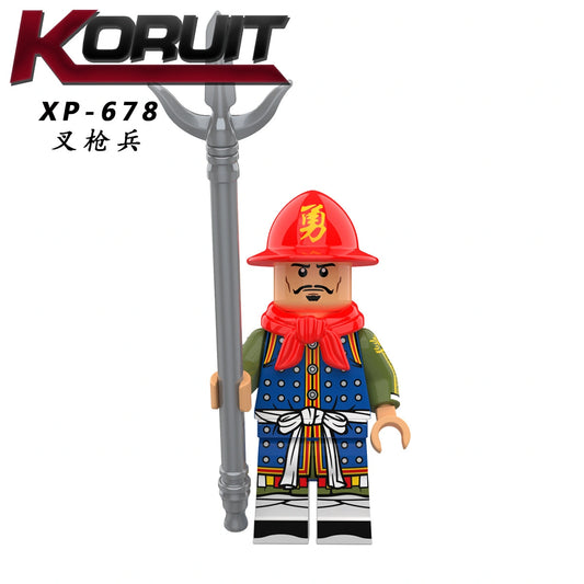 Ming Dynasty Soldier Minifigures XP-678 Compatible With Lego