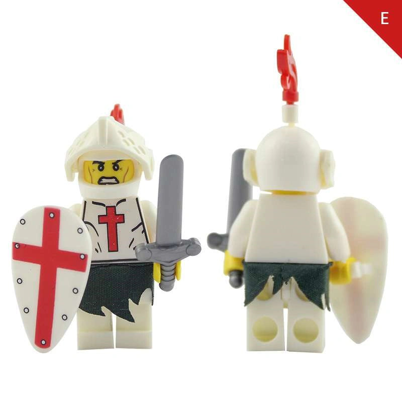 Red Cross Knight Minifigures AX9818-E Compatible With Lego