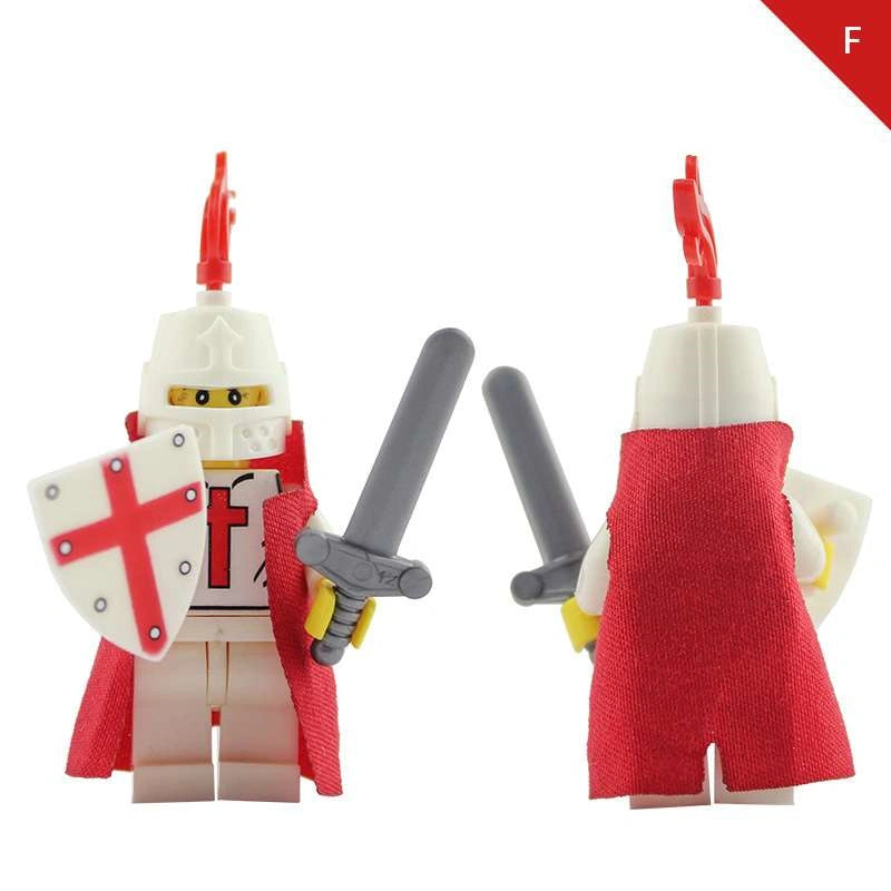 Red Cross Knight Minifigures AX9818-F Compatible With Lego