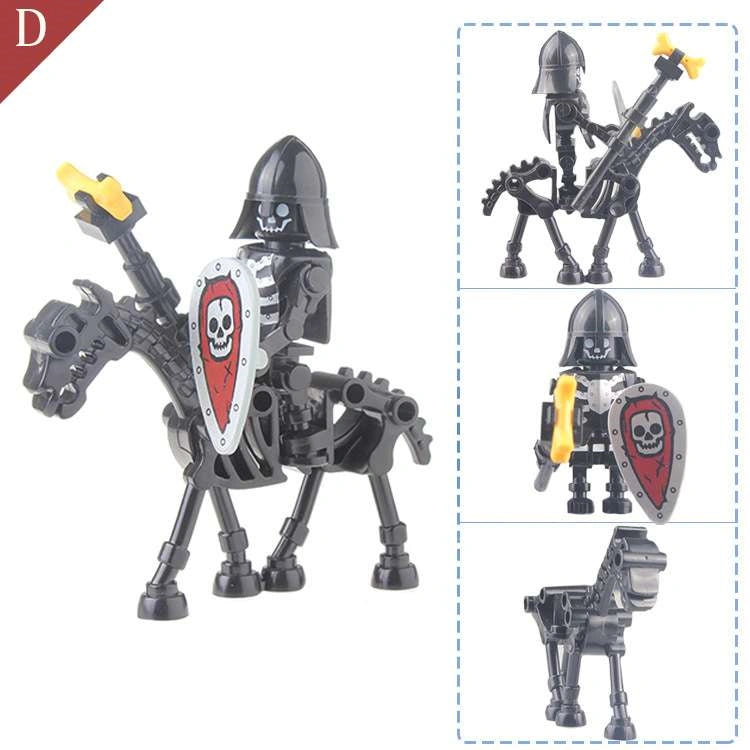 Skeleton Knight Minifigures AX9815-D Compatible With Lego