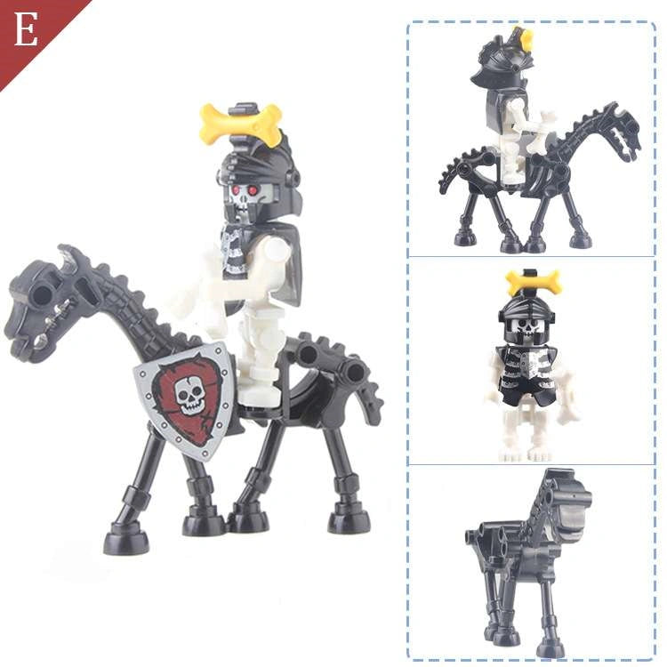 Skeleton Knight Minifigures AX9815-E Compatible With Lego